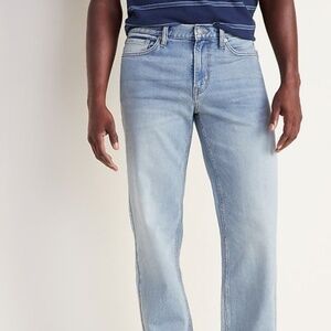 Men's Loose Built-In Flex Jeans, Light Wash, Size 31X32 GREAT CONDITION!